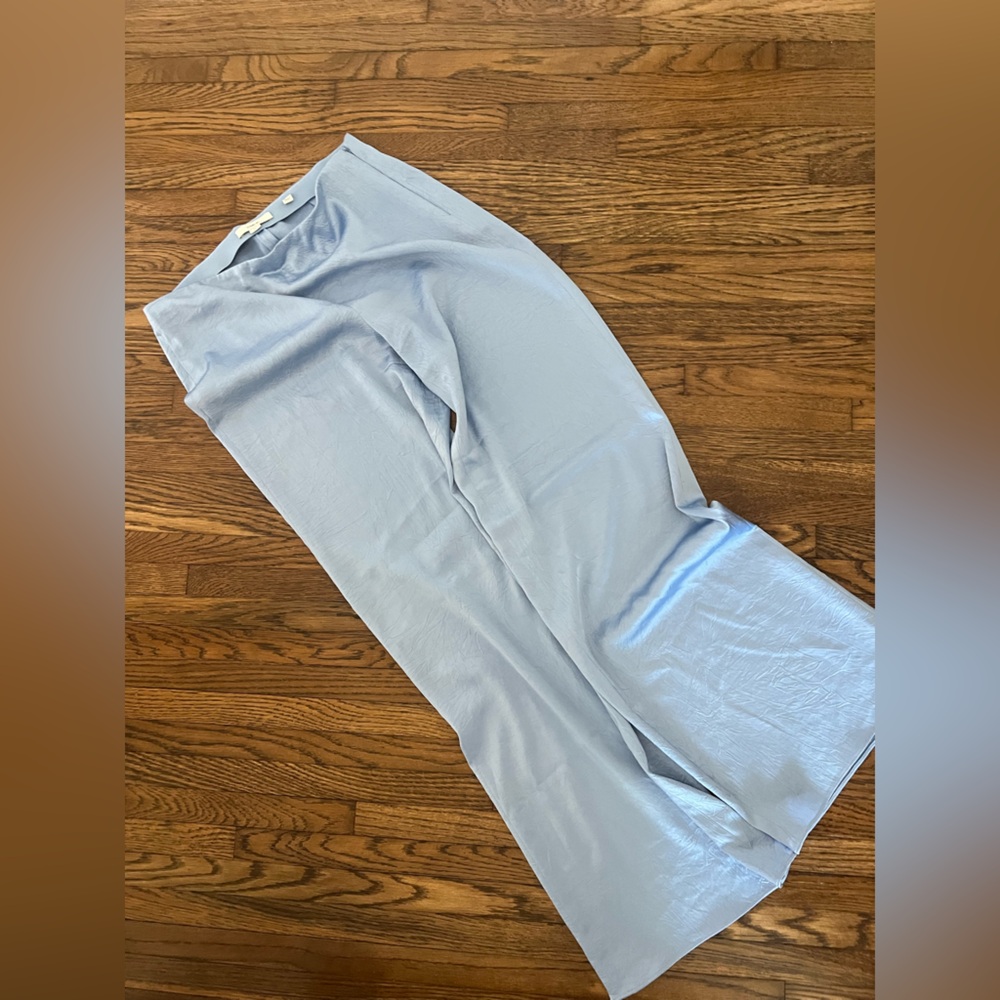 Vince Light Blue Satin Pants